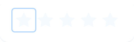 Selecting a rating with the arrow keys, then clearing with Backspace